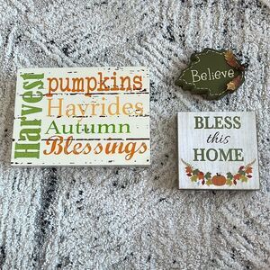 Fall
Autumn Decor Sign Bundle